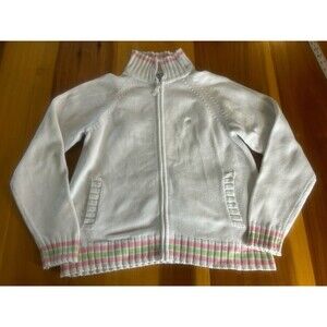 Lilly Pulitzer Women’s Zip Up Sweater. Cotton. Small/S. Vintage